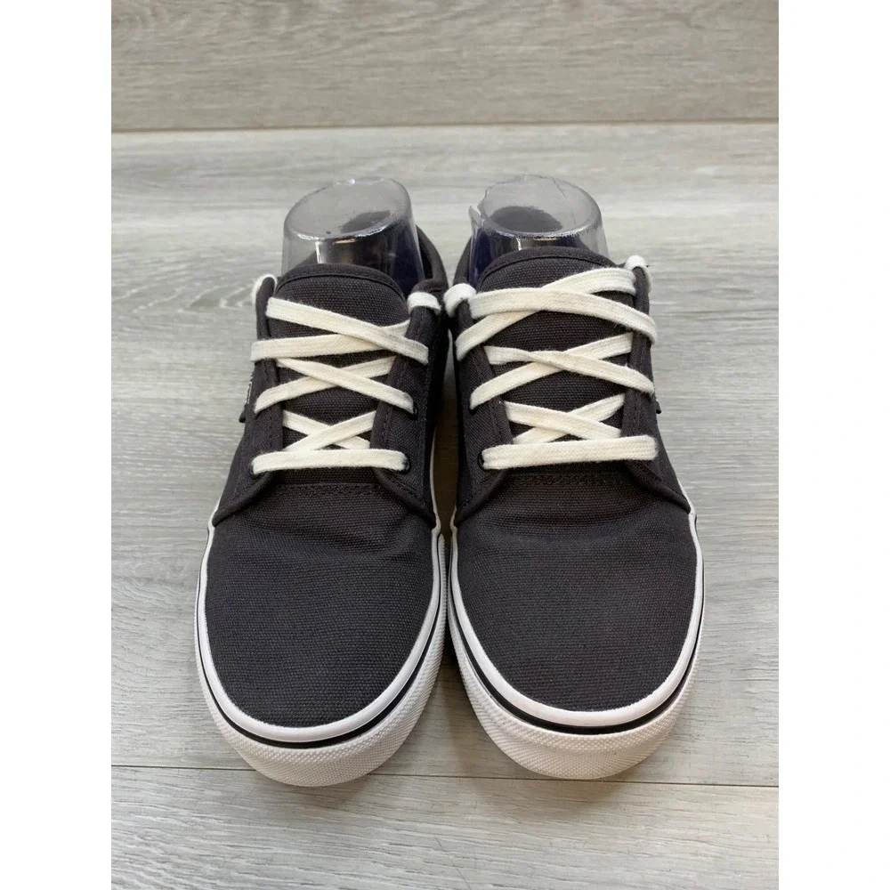 Vans Chukka Low Pro Charcoal Gray Canvas Skate Shoes Youth 4.5 Classic